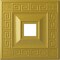 Ekena Millwork Eris Ceiling Medallion (Fits Canopies up to 9 7/8"), 18"W x 18"H x 3 1/2"ID x 1 1/8"P, Rich Gold CM18ERRGS - alternate 1